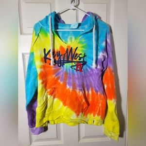 Key West Florida Hoodie Tie Dye